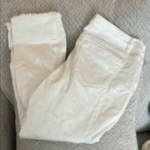 J. Jill White Cropped Jeans